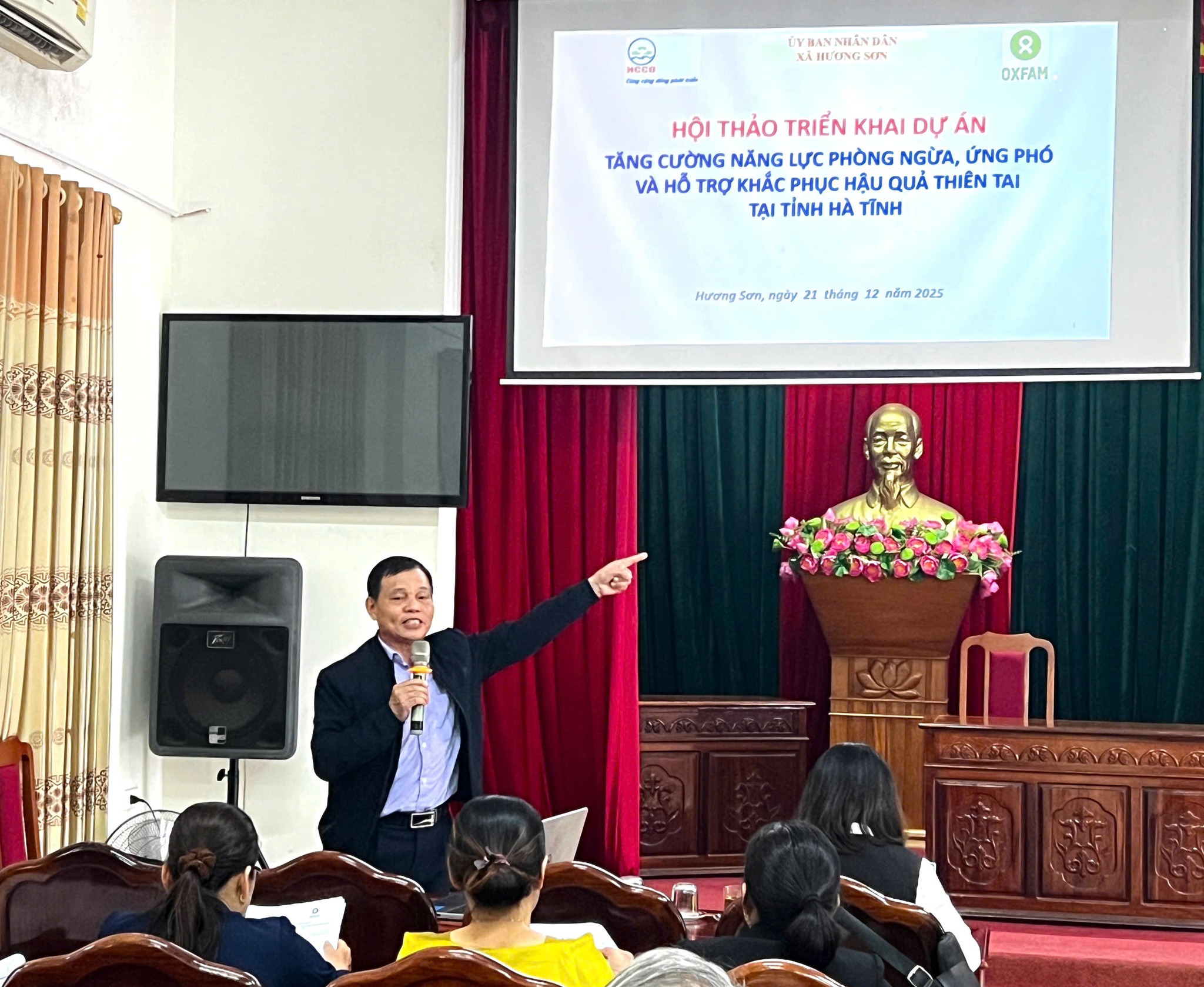 Hội thảo Dự án “Tăng cường năng lực phòng ngừa, ứng phó và hỗ trợ khắc phục thiên tai tại tỉnh Hà Tĩnh”