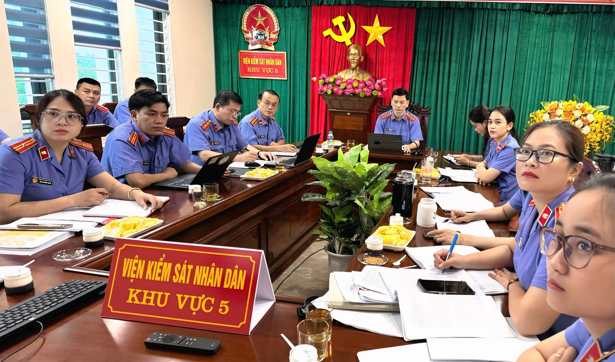 VKSND KHU VỰC 5 HOÀN THÀNH CHIẾN DỊCH “NHẬP ÁN THẦN TỐC” TRÊN NỀN TẢNG QUẢN LÝ ÁN HÌNH SỰ