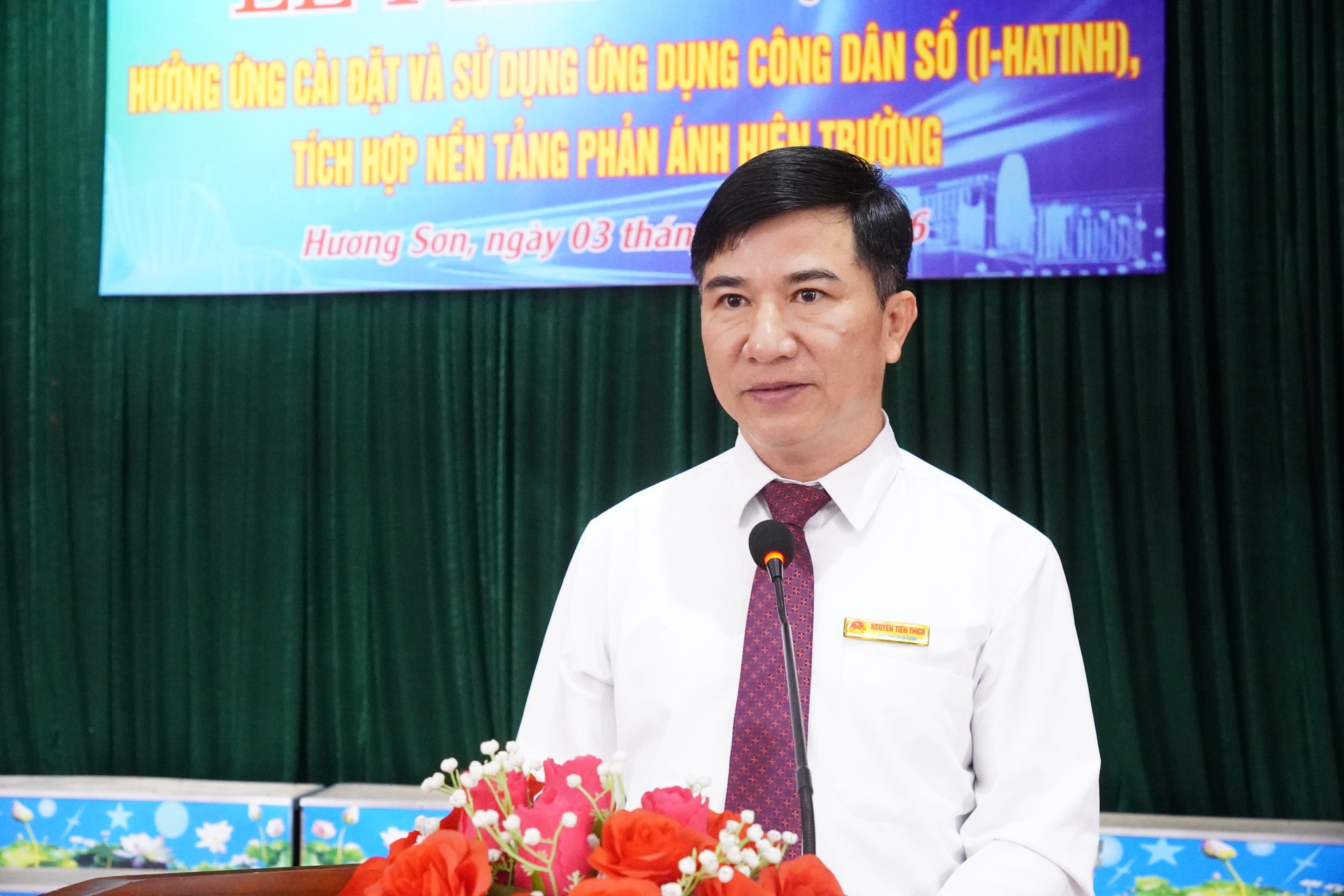 Xã Hương Sơn: Phát động triển khai ứng dụng công dân số (i – Hatinh)