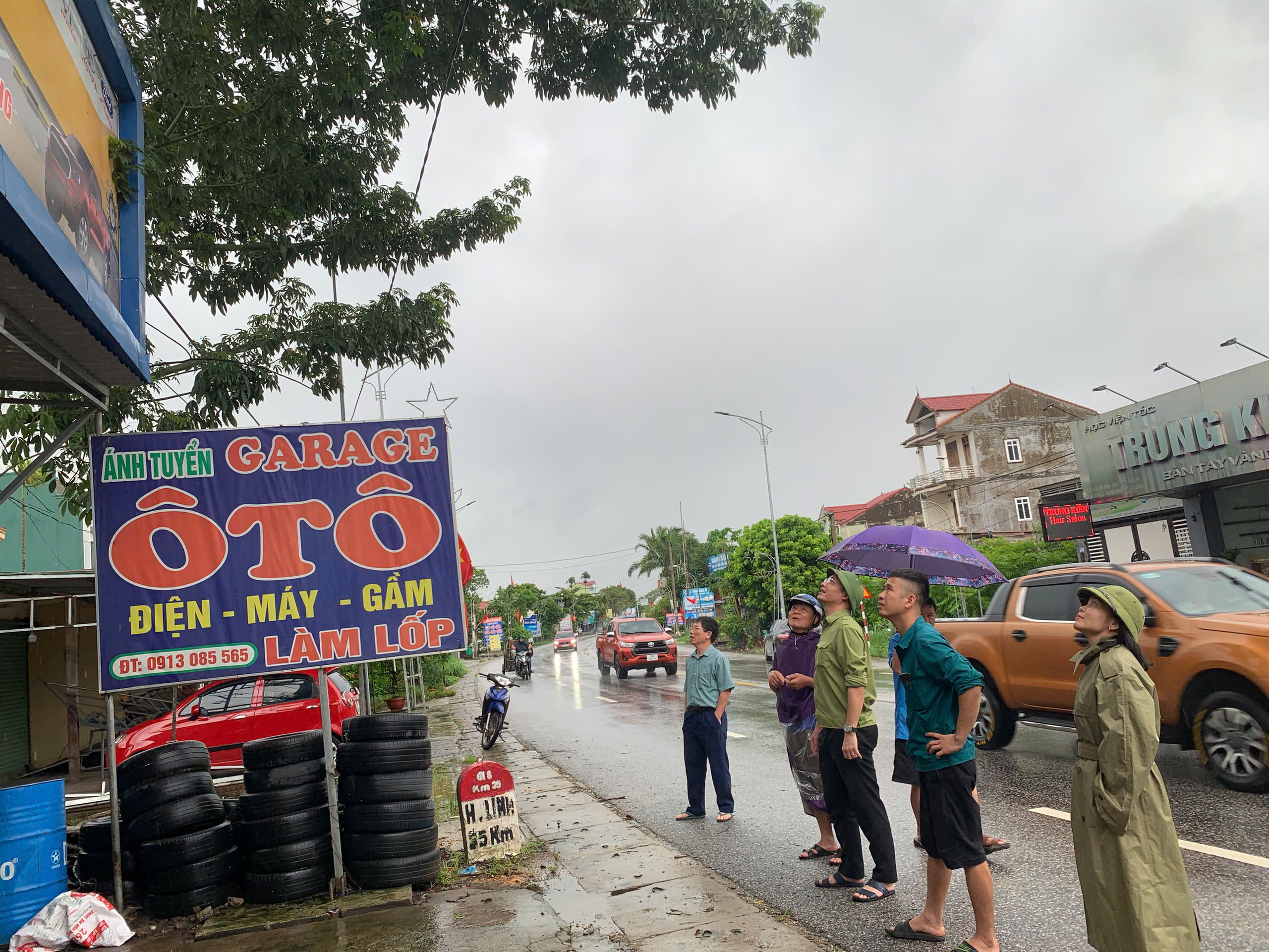 Hương Sơn chủ động ứng phó với bão số 10