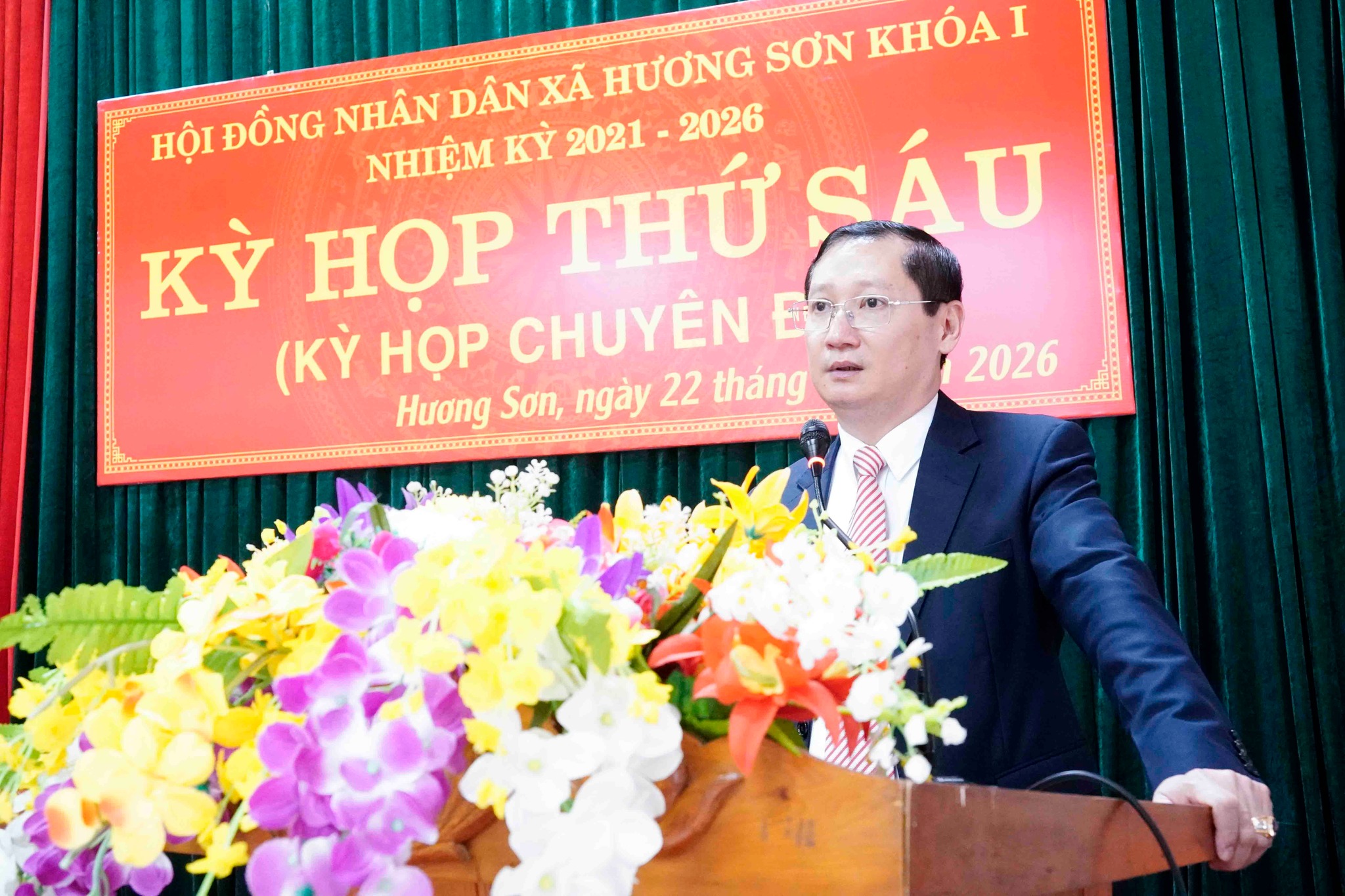 Kỳ họp thứ 6, HĐND xã Hương Sơn khóa I, nhiệm kỳ 2021-2026