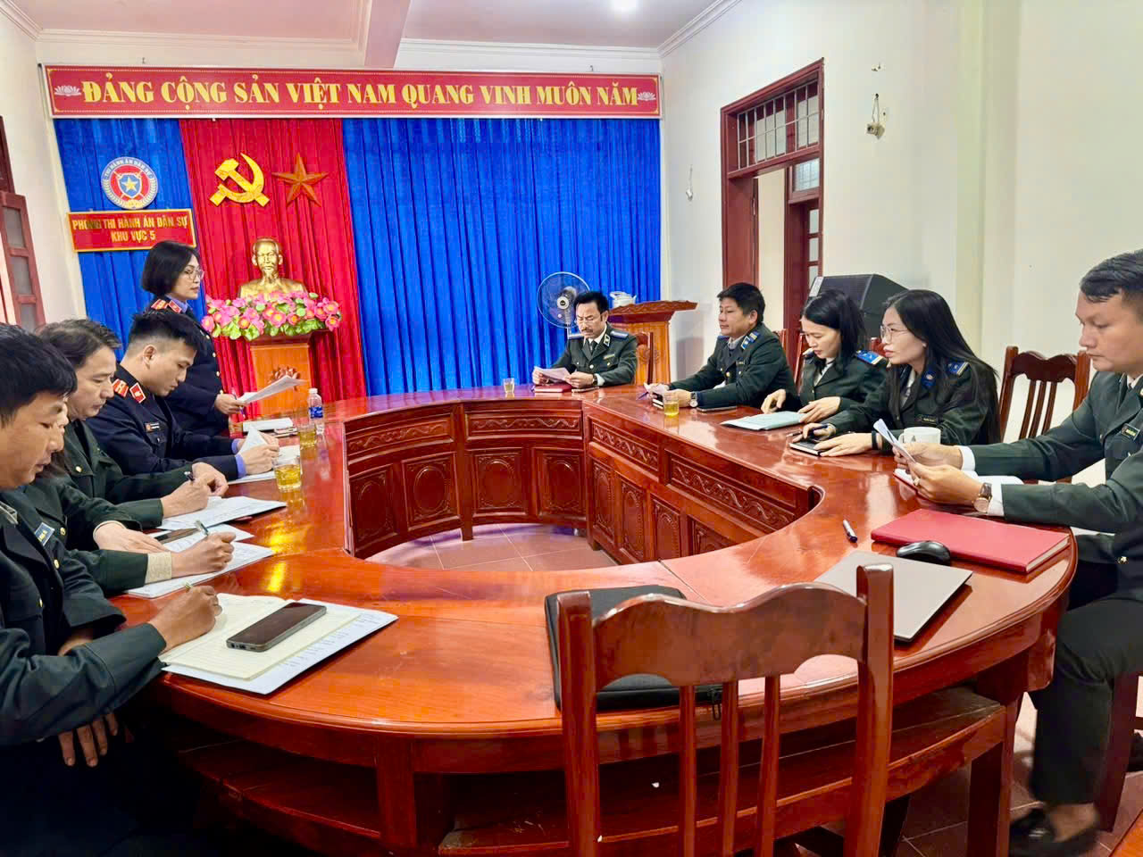 Viện KSND khu vực 5 trực tiếp kiểm sát tại Phòng THADS khu vực