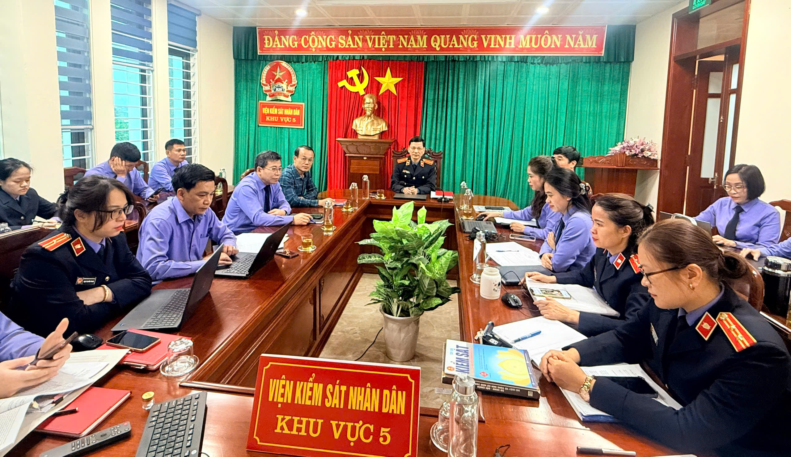 Viện kiểm sát nhân dân khu vực 5 – Hà Tĩnh tổ chức quán triệt Thông tư liên tịch số 01/2026