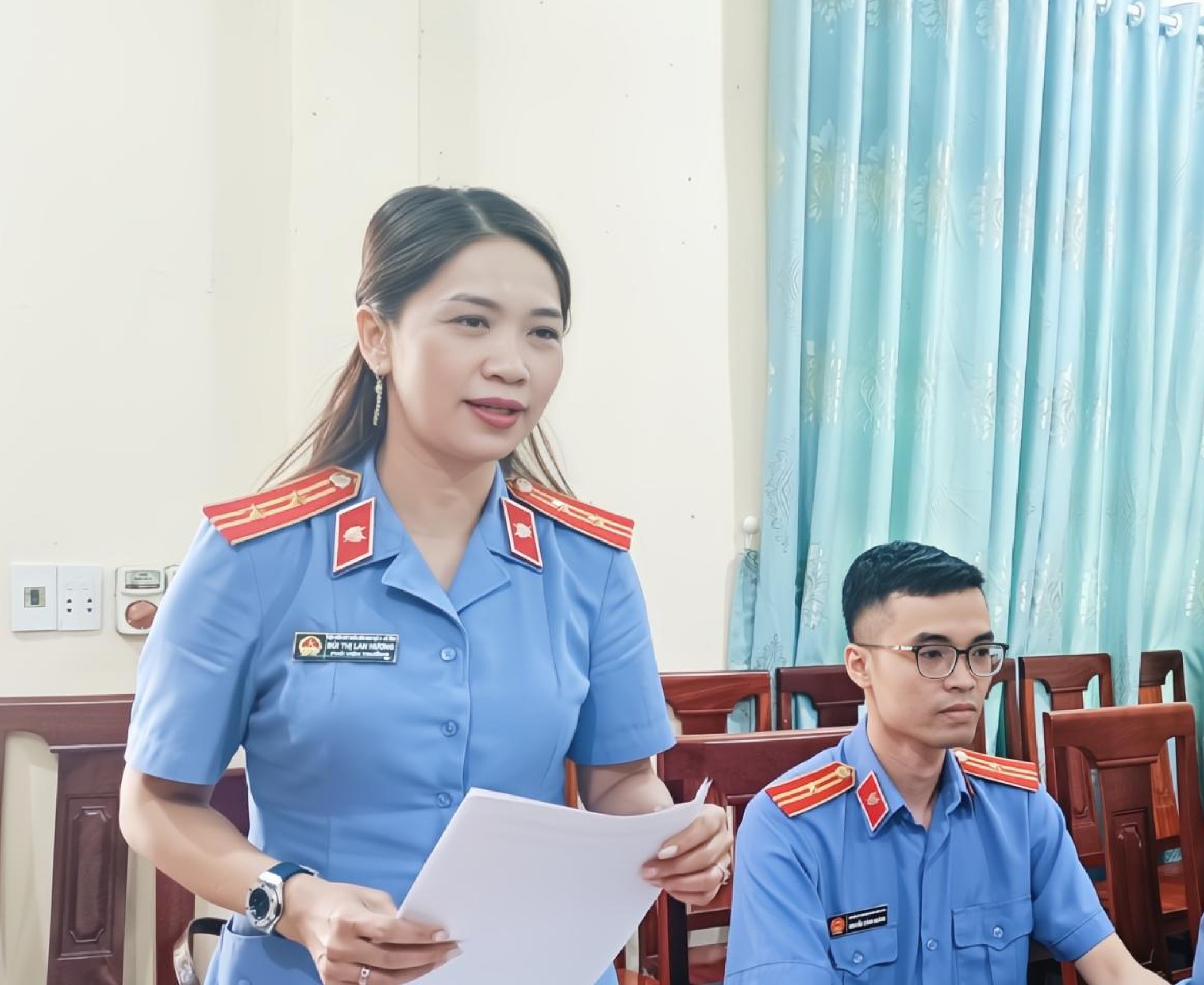 VKSND khu vực 5 hoàn thành trực tiếp kiểm sát  việc thực hiện kiến nghị THAHS năm 2025 tại các UBND cấp xã