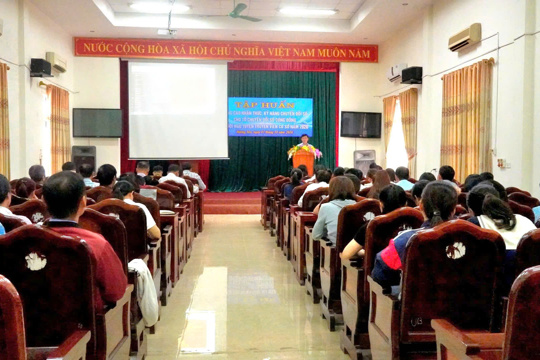 Xã Hương Sơn tập huấn nâng cao nhận thức, kỹ năng chuyển đổi số năm 2026