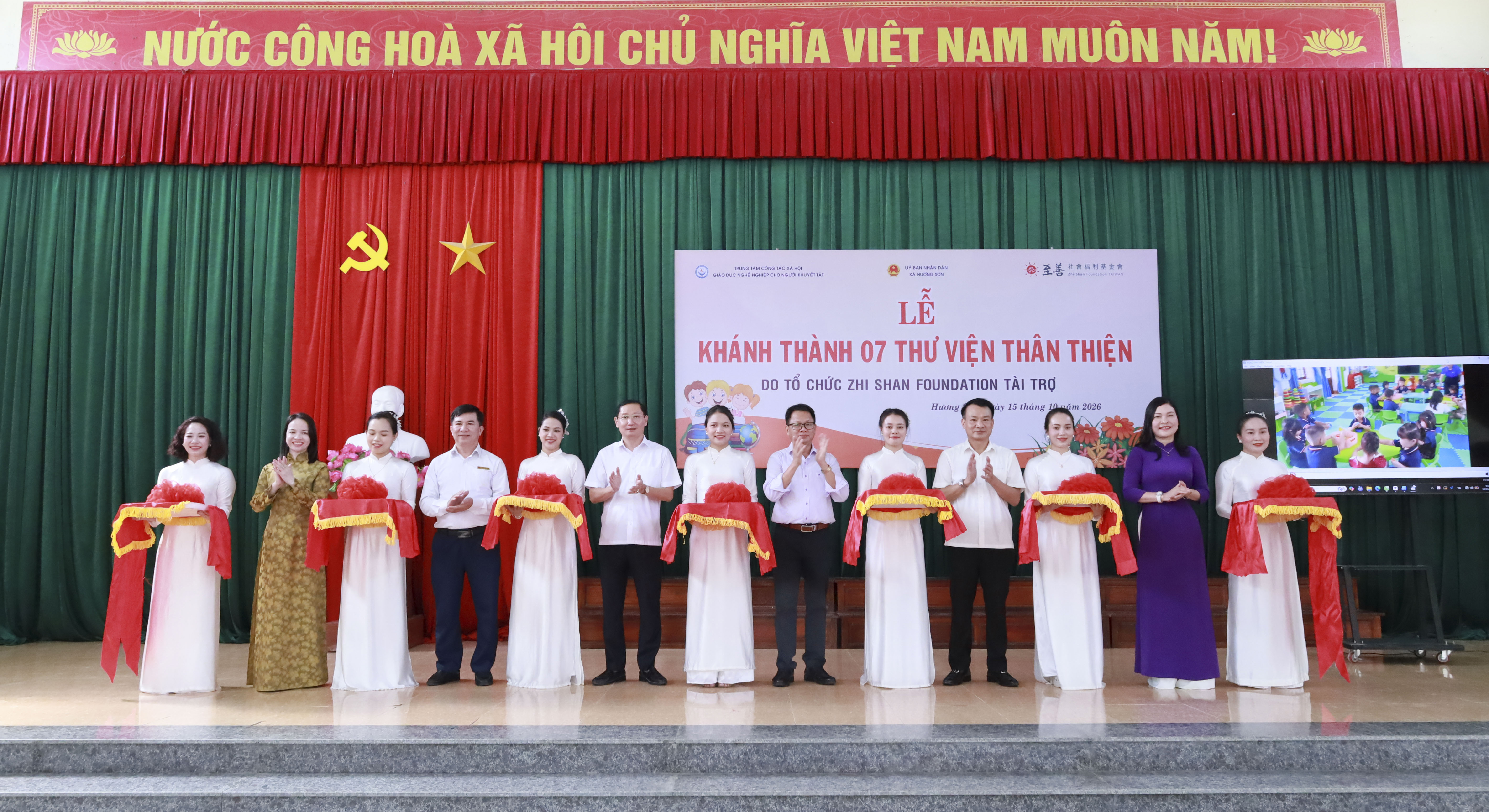 Khánh thành 7 thư viện thân thiện tại các trường học Mầm non, Tiểu học 