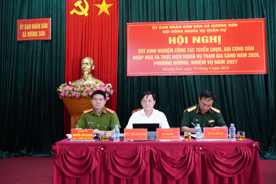 Tổng kết công tác tuyển chọn, gọi công dân nhập ngũ năm 2026