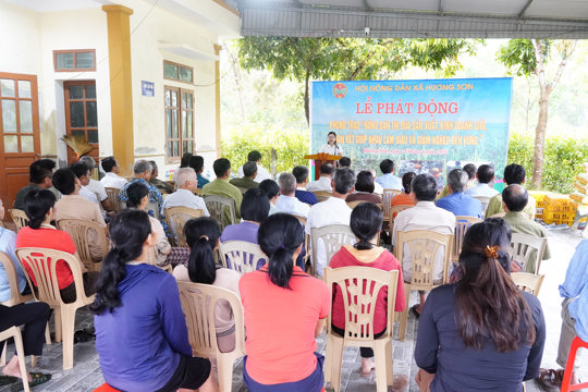 Hội Nông dân xã Hương Sơn phát động phong trào nông dân sản xuất, kinh doanh giỏi năm 2026