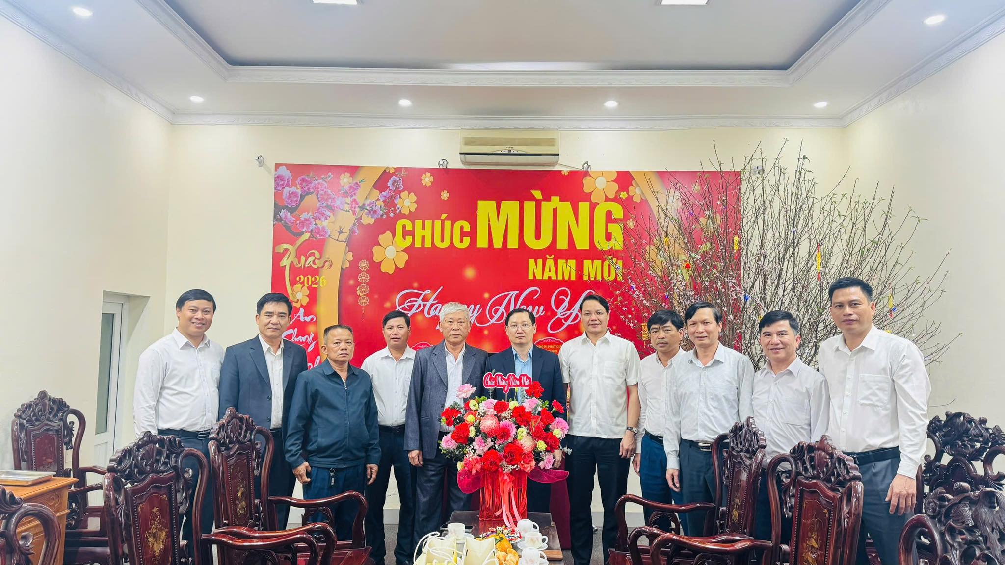 CÁC TỔ CHỨC TÔN GIÁO CHÚC TẾT CẤP ỦY, CHÍNH QUYỀN XÃ HƯƠNG SƠN